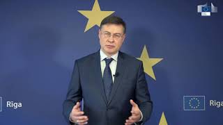 Valdis Dombrovskis aicina sekot konferencei \