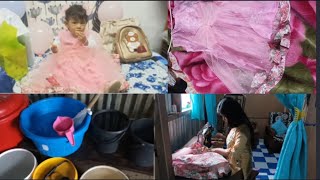 ES Boro Vlogs One year Baby Kly Diy Dress Baniya hai🥰