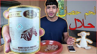 تجربة طعم لحم الحصان Horse meat Taste Testing