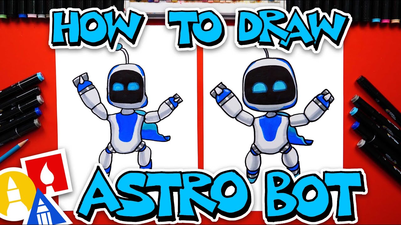How To Draw Astro Bot Youtube