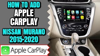 Nissan Murano Apple CarPlay - How To Add Apple CarPlay To Nissan Murano Video Interface NavTool