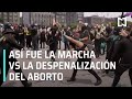 Así fue la marcha en CDMX contra la despenalización del aborto en Veracruz - En Punto