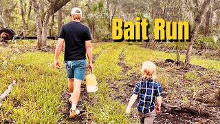 Florida Camp Life | Mud Minnow Mission Before a Day of Fishing #kidsoutdoors #fishingbait #fishing
