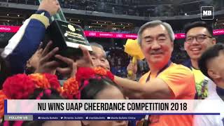 NU wins UAAP Cheerdance Competition 2018