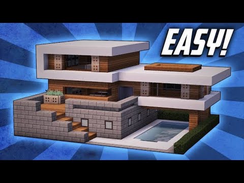 Minecraft Modern House Build Rizzial Youtube