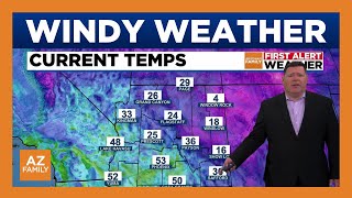 Tracking warming temperatures across Arizona