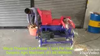 Dynamic Agro Machines Maize Thresher Cum Peeler