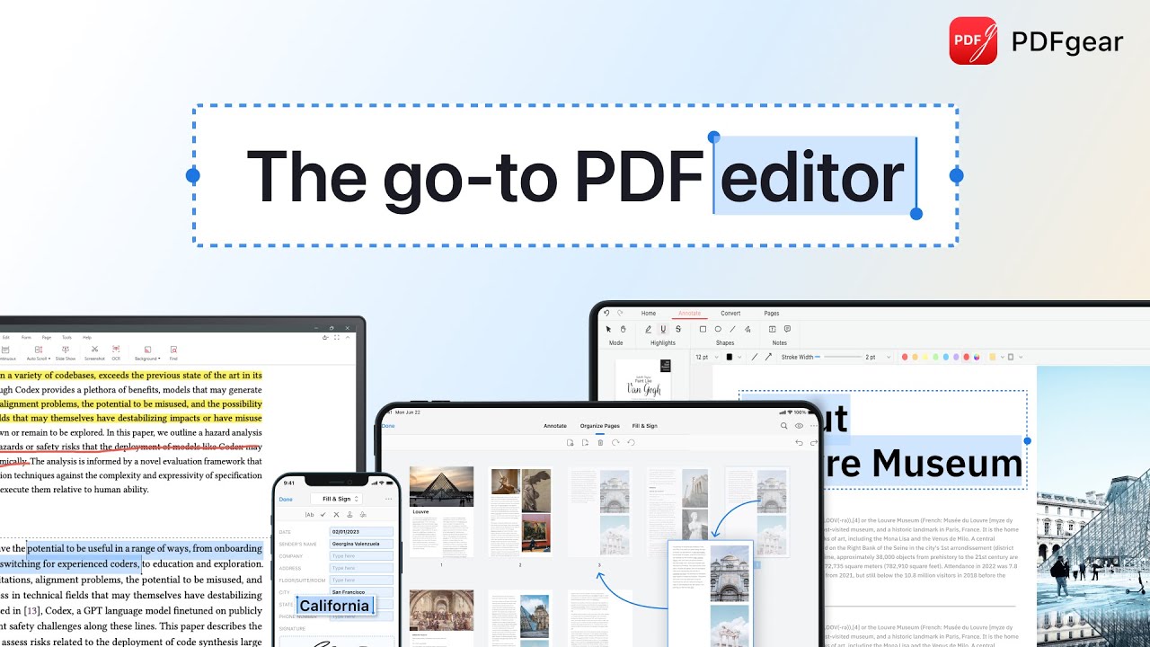 How To Edit Pdf Files With Pdfgear Solutions For All Platforms Youtube