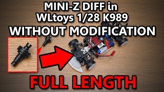 How to use Mini-Z differential in WLtoys 1/28 without modification [Full length uncut]