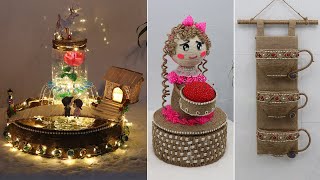 Amazing Home Organization Ideas from Waste Material | Jute Craft Ideas