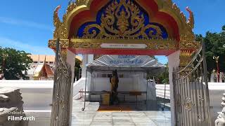 4K WALK AROUND A SACRED Buddhist Monk Temple Monastery, IN PATTAYA THAILAND