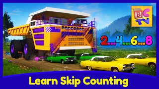 Learn Skip Counting with Dump Trucks and Monster Trucks