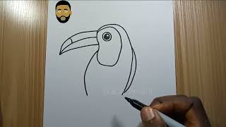 Easy Drawing | How To Draw A Toucan Bird / How To Draw A Toucan Bird / Easy Drawing step by step