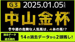 『2025 G3 中山金杯　消去データ \u0026 過去傾向 』消去データから2頭残し！ 危険な人気馬は、あの馬！？