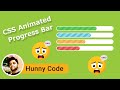 Awesome Animated Progress Bar using only HTML & CSS