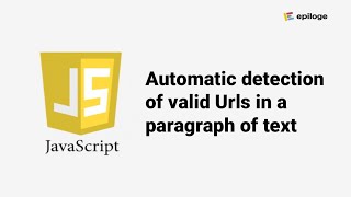 Javascript function to detect external urls in paragraphs