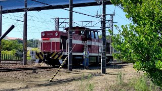 安中貨物泉駅にて福島臨海鉄道DD56-1牽引入れ替え～金太郎入れ替えシーン