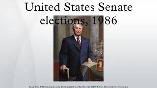 1986 Elections - USA