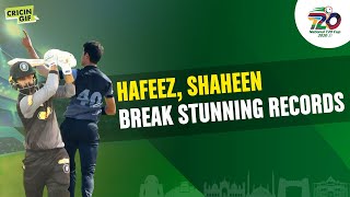 Shaheen Afridi and Hafeez break several records in National T20 Cup 2020