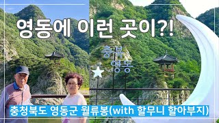 영동에 이런 곳이?! 충청북도 영동군 월류봉 (with 할무니 할아부지)