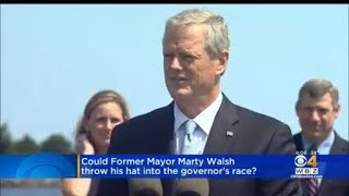 Keller @ Large: With Charlie Baker Out, Would Marty Walsh Make A Run For Massachusetts Governor?