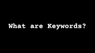 Keywords in Python | Learn Python | Coding