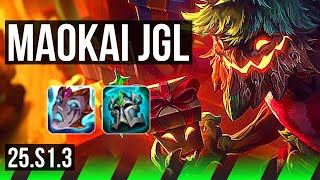 MAOKAI vs LEE SIN (JGL) | EUW Grandmaster | 25.S1.3