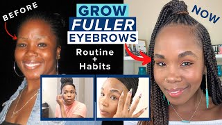 How to GROW Eyebrows THICKER \u0026 FULLER FAST! | Hair Regrowth \u0026 Grooming