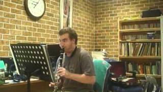 Kroepsch Clarinet Study No. 12 in F# minor