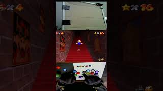 Worlds first 2-finger blindfolded* - BLJ - Super mario 64 - 70 Star door (PAL)