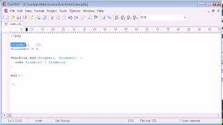 Beginner PHP Tutorial 31 Functions with Arguments