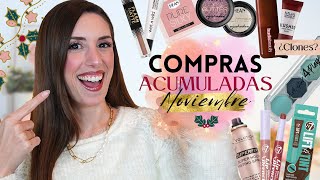 COMPRAS ACUMULADAS NOVIEMBRE ✨​​ Maquillaje y Skincare de Primor, Normal y Maquillalia 🛍️​💄