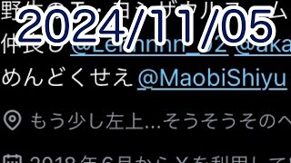 【ﾂｲｷｬｽ 24/11/5】この動きなんの動き気になる動き〜♪【お喋り枠／雑談配信】