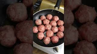 スウェーデン肉団子 | 20seconds cooking | Swedish Meatballs #shorts #cooking #asmr