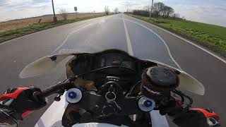 0-200 Kph with launch controll - Honda CBR600RR PC40 | Gopro Hero 7 RAW