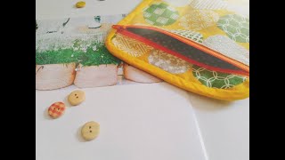 DIY｜雙面拉鍊袋  #songsonghandmade#diy#howtodraw t#bag#sewing #zipperbag#松松手作#pouch #youtube發燒影片流行榜#shorts