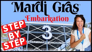 Carnival Mardi Gras Cruise Terminal- EMBARKATION PROCESS