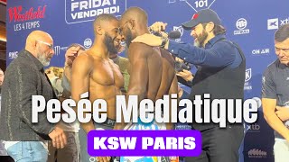 Salahdine Parnasse 🆚 Wilson Varela , Pesée médiatique KSW Paris