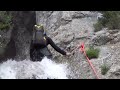 canyoning descente en rappel d une cascade de 38 m