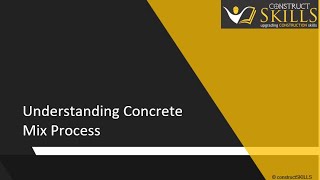 Concrete Mix Process