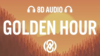 JVKE - golden hour (Lyrics) | 8D Audio 🎧