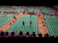 2018ih バドミントン 女子学校対抗2回戦　四天王寺vs安田女子