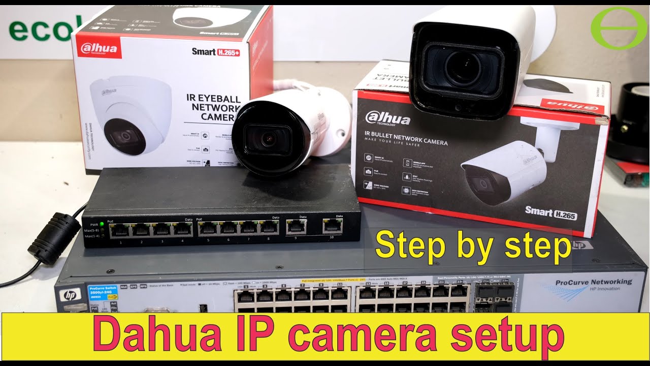 Dahua IP Camera Setup With Remote View - No NVR- Step By Step - YouTube