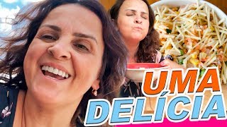 Vlog- TENTEI UMA RECEITA NOVA