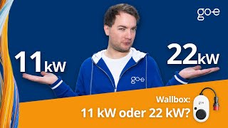 Wallbox 11 kW or 22 kW: What do you need? | go-e