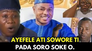 AYEFELE ATI SOWORE TI PADA SORO SOKE O. E GBO OHUN TI SUNDAY IGBOHO SO.