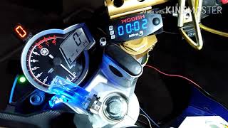 Pemasangan Voltmeter 3in1 pada motor vixion_Andhyo Mvlog