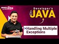 Handling Multiple Exceptions in Java | Exception Handling | Java for Developers | #Java #Lec68