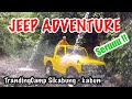 Keseruan dalam kegiatan Jeep Adventure sungai Sikabung-kabung Sibolangit Deli Serdang