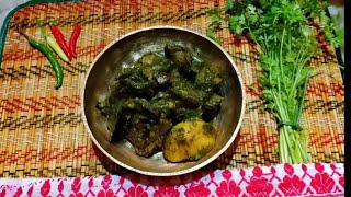 Assamese Chicken Recipe|||Chicken cooked with sesame seeds|||  Til aru Murgi mangkho recipe|||